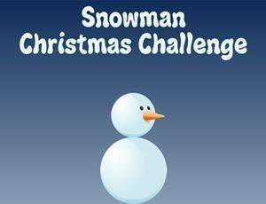 Winter Snowman Building Puzzle