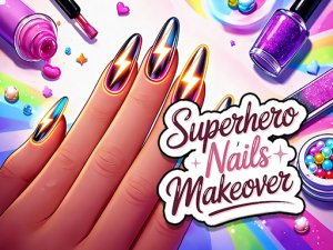 Superhero Nails Makeover Game