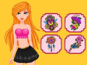 Princess Tattoo Artist Coloring