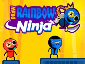 Rainbow Ninja Draw Arcade