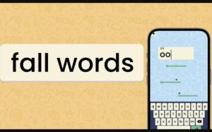 Fall Words: Physics Typing Puzzle