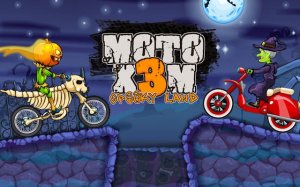 Moto X3M Spooky Land - Halloween Bike Racing Game Online