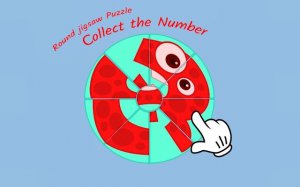 Round Jigsaw Puzzle - Collect the Number Game