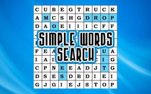 Simple Words Search Puzzle Game Online