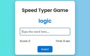 Speed Typer Challenge Online Game